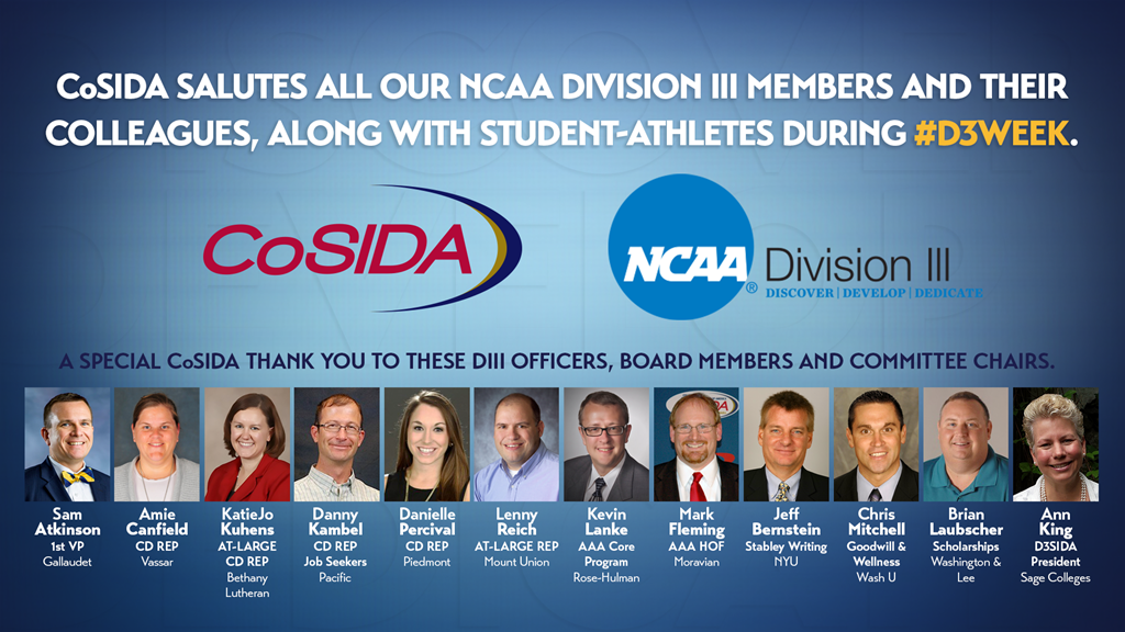 CoSIDA Salutes #D3Week